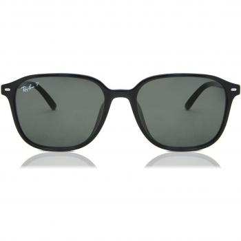 Ray-Ban RB2193F Leonard Asian Fit Polarized 901/58 Black Men's Sunglasses 55mm
