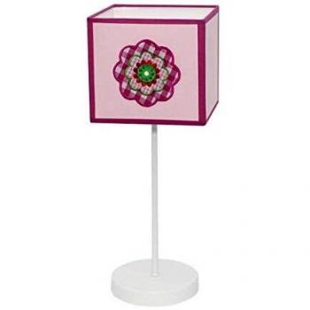 Lampara Sobremesa Petalo 1xe14 Rosa de FABRILAMP.