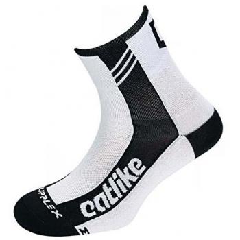 Catlike 37º Summer Time - Calcetines de ciclismo, color blanco/negro, talla L