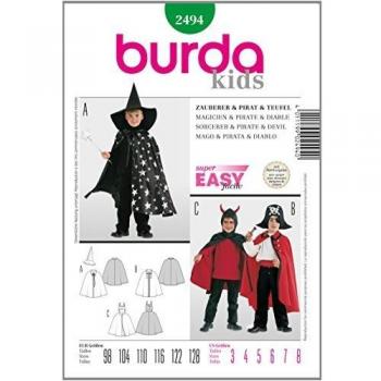 Burda Patrón 2494 Carnaval Capa