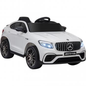 Homcom Mercedes AMG Coche Eléctrico 12V Blanco