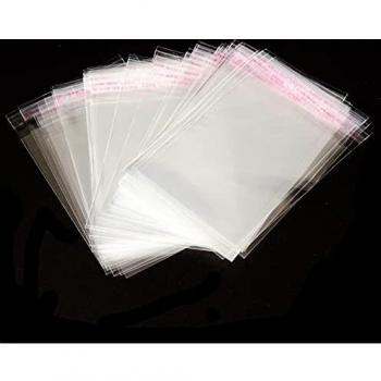 250 Bolsas de Celofán Transparente Autoadhesivas. Bolsas de Plástico OPP Sellada sin Orificios para Chuches, Regalos, Joyas, Tarjetas, Dulces, Caramelos, Bombones.