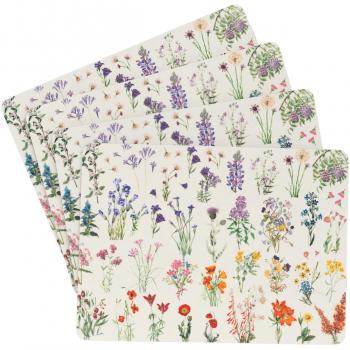 Salvamanteles Kokonote Botanical Wild Flowers 4 unidades