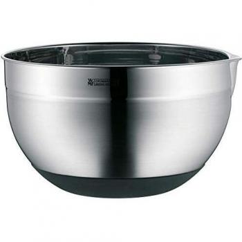 Bol de cocina de acero inoxidable con base de silicona, 24 cm - WMF