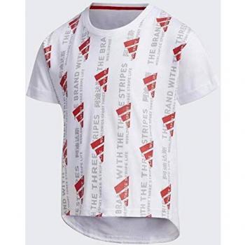 adidas LG Ur SS tee Camiseta, Unisex niños, Blanco, 116