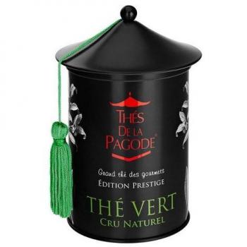 Thés de La Pagode - Té Verde Crudo Natural - Edición Prestigio - Caja de 100 gramos - Antioxidante y activo adelgazante