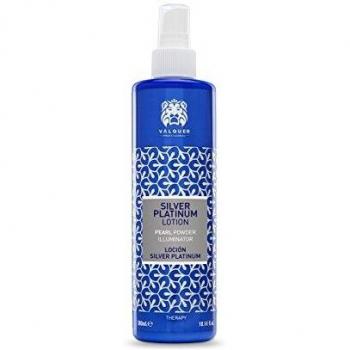 Válquer Profesional Loción Silver Platinum. Sin sulfatos, sin sal, sin parabenos. Matizador cabello. Cabellos teñidos rubios o plata - 300 ml