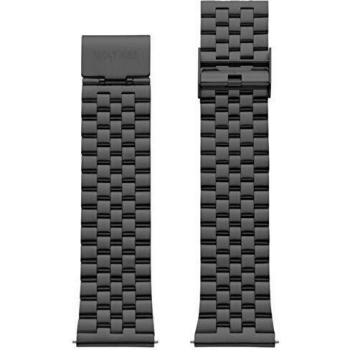 Brazalete de acero de la marca Watx. Modelo Bracelet Basic / IPBlack / 44mm. Referencia WXCO3704.