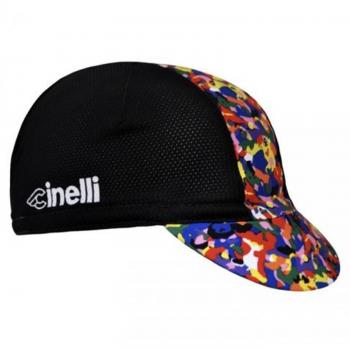 Cinelli Cap Vintage Fahrrad Mützen Kollektion Rennrad Fixi Singlespeed Kult Kappen, Cinelli7273, Stil Cork Caleido