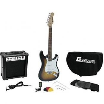 Dimavery 26210103 - Juego de guitarra eléctrica para principiantes