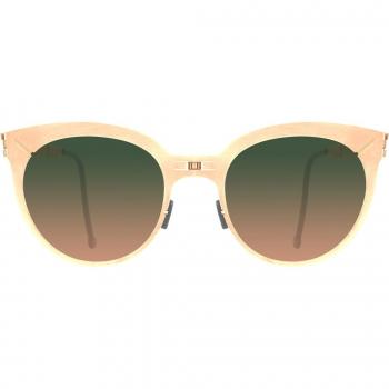 ROAV Galaxy 8110 Barbra Folding Gold Polarized Women's Sunglasses Size 52