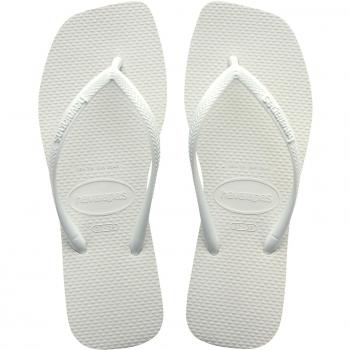 Havaianas Slim Square White Women's Flip-Flops