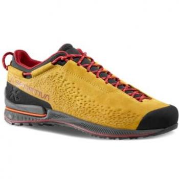 La Sportiva Zapatillas de Aproximación TX2 Evo Leather Amarillo Oscuro Rojo Negro - Talla 40