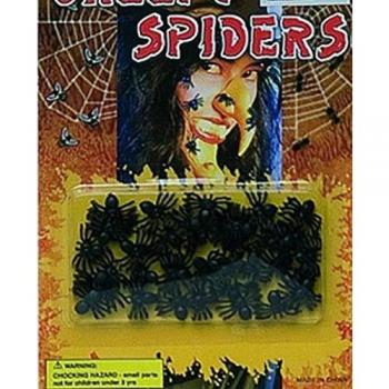 SANROMA Blister de 20 arañas para decoración de Halloween