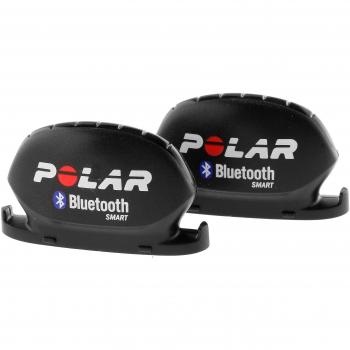 Polar 91047327 Velocidad y Sensor de cadencia, Unisex, Negro, 2 Unidades