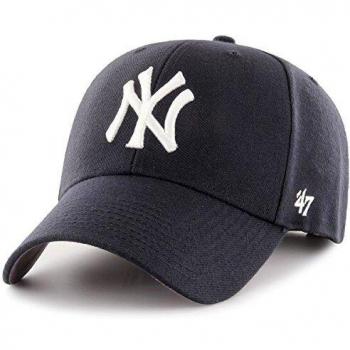 47 Brand MLB New York Yankees Cap - Men's Navy Strapback Cap - One Size