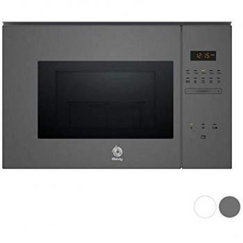 Balay 3CG5175A0 - Microondas Integrable Serie Cristal, Capacidad 25 Litros, Con Grill, Lanzamiento 2020, Gris Antracita