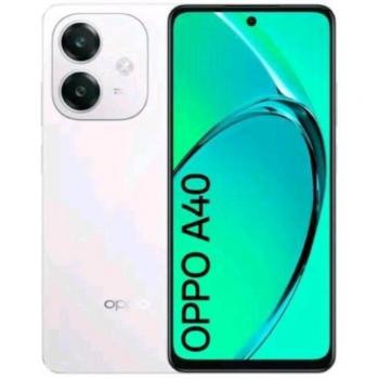 Smartphone OPPO A40 Dual SIM 6.67 4G, 128GB, 6GB RAM, Cámara Principal 50MP, Batería 5100mAh - Starlight White