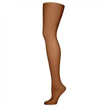 Wolford Luxe 9 Sheer Tights in Caramel, Size L