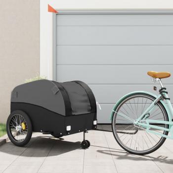 Remolque de bicicleta de hierro negro 45 kg