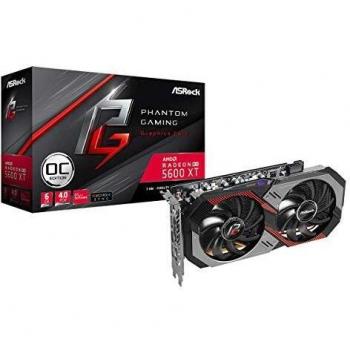 ASRock Phantom Gaming D3 Radeon RX 5600 XT 6G OC Tarjeta Gráfica (90-GA1WZZ-00UANF)