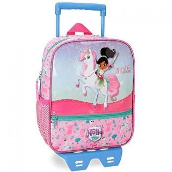 Nella Dreams of Unicorns Mochila Preescolar con Carro Multicolor 23x28x10 cms Poliéster 6.44L