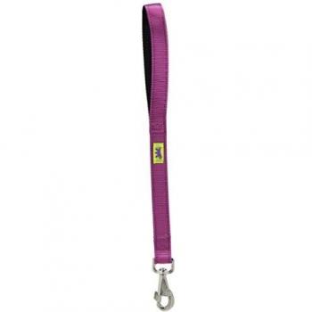 Feplast 75179919 Correa Corta para Perros Dual Gm25/45 Colours, Robusto Nailon, 25 Mm x L 45 Cm Violeta