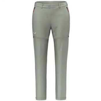 Pantalón Convertible Salewa Puez Talvena Durastretch 2 en 1 para Mujer - Gris Claro - XL