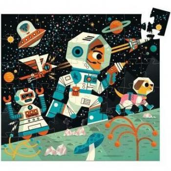 Puzzle Silueta Estación Espacial de 54 Piezas