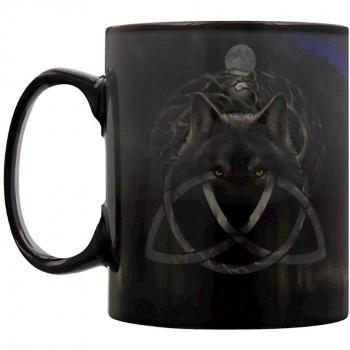 Taza cambiante de calor de anne stokes wolf trio