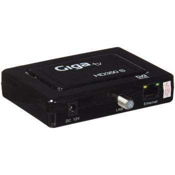 Gigatv HD350 S Plus - Decodificador satélite DVB-S2, Negro