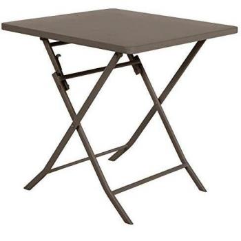 Mesa Plegable Cuadrada de 2 Plazas Tonka Greensboro - Marrón Tonca, características: diseño plegable, capacidad para 2 personas, material resistente a la intemperie, fácil de almacenar y transportar