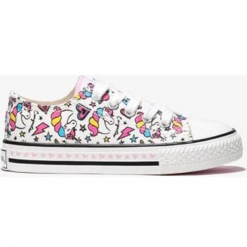Zapatillas deportivas de niña Conguitos Unicornio Blanca