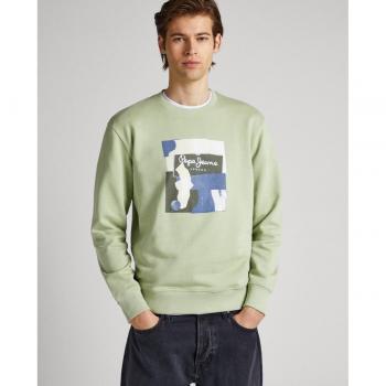 Sudadera de hombre Pepe Jeans con dibujo frontal y cuello redondo