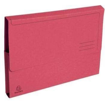 Subcarpeta Cartulina con Bolsa Exacompta DIN A4 Rosa 290 gr