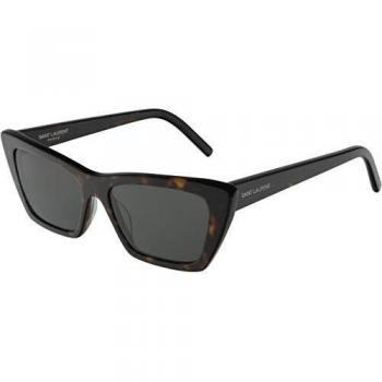 Saint Laurent Mica Brown Cat Eye Sunglasses - Size: 53 MM