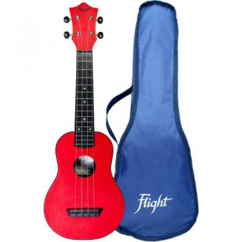 Flight TUS35 Red Travel Soprano Ukulele