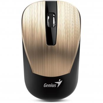 Genius NX-7015 Ratón Inalámbrico BlueEye 1600 DPI Ambidextro Dorado