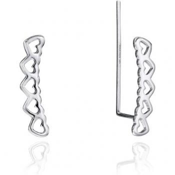 Pendientes Climbers Corazones Viceroy 5094E000-30 Mujer Plata