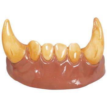 Guirca- Dientes colmillo Hombre lobo PVC, u