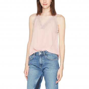 VILA CLOTHES Visession S/l Top/Dc, Camiseta sin Mangas para Mujer, Rosa