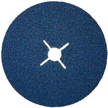 Bosch 2 608 607 256 - Disco lijador de fibra para amoladora angular, corindón de circonio - 180 mm, 22 mm, 36