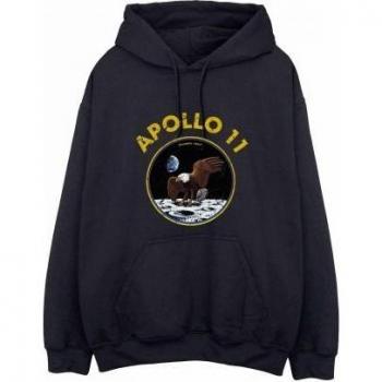 Sudadera con capucha clásica NASA Apollo 11 para mujer XXL blanca