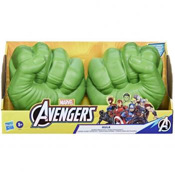Marvel Avengers Hulk Gamma Smash Fists Roleplay Toy - Green Superhero Gloves for Kids 5+