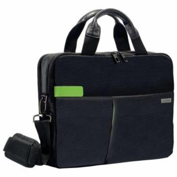 Leitz Complete Smart Traveller Maletín para Portátil de 13.3 Pulgadas, Negro, 280x80x385 mm, Referencia 60390095