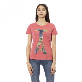 Trussardi Action Fuchsia Cotton Tops & T-Shirt - XS