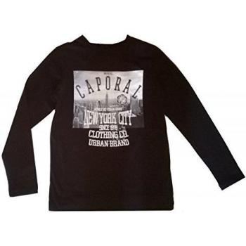 Fashion - Camiseta de manga larga - para niño negro 10 años