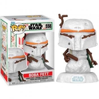 Star Wars Holiday Funko Pop! Snowman Boba Fett Vinyl Figure 9cm