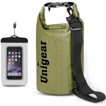 Unigear Bolsa Estanca 2L~40L Seca Impermeable + Funda De Movíl Camping Playa