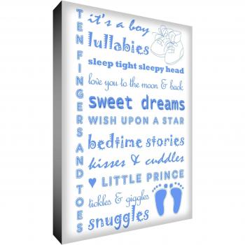 Feel Good Arte Grueso A1 Nursery Box Huellas de lona y botines